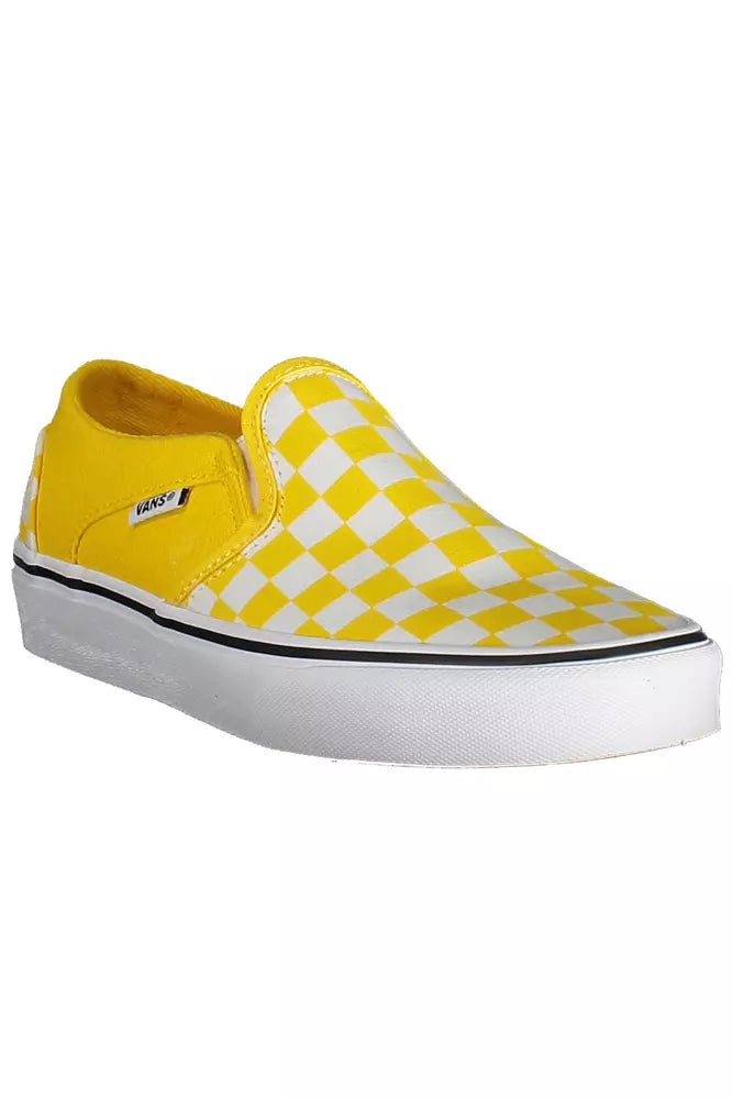 Baskets de sport élastiques jaunes vibrantes Vans