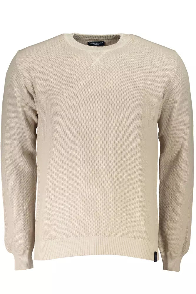 Pull en coton bio beige chic de North Sails