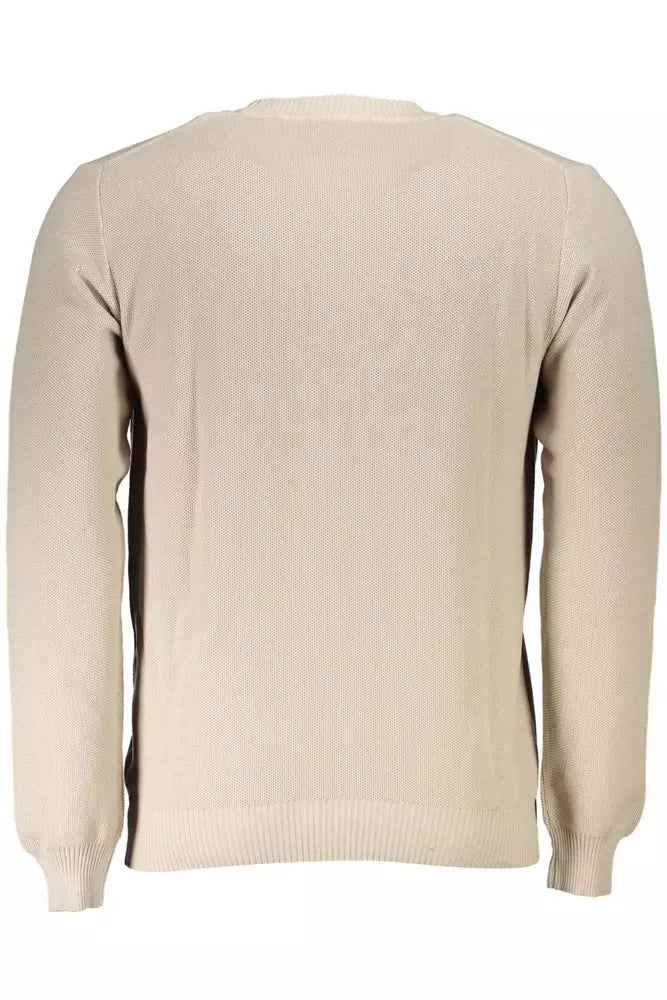 Pull en coton bio beige chic de North Sails