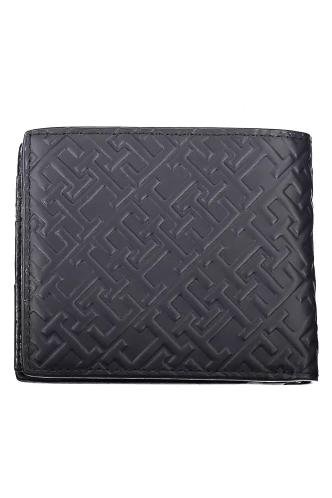 Tommy Hilfiger Blue Leather Bi-Fold Men's Wallet