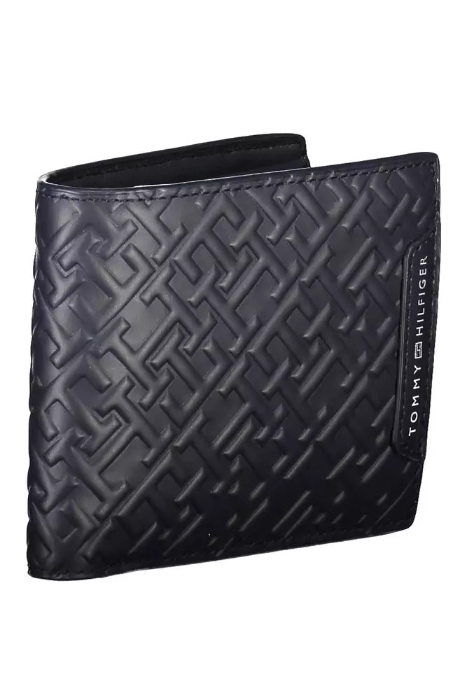 Tommy Hilfiger Blue Leather Men Wallet