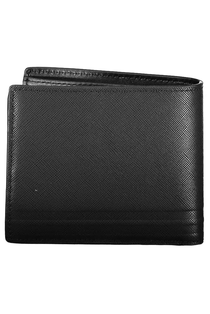 Tommy Hilfiger Black Leather Men Wallet