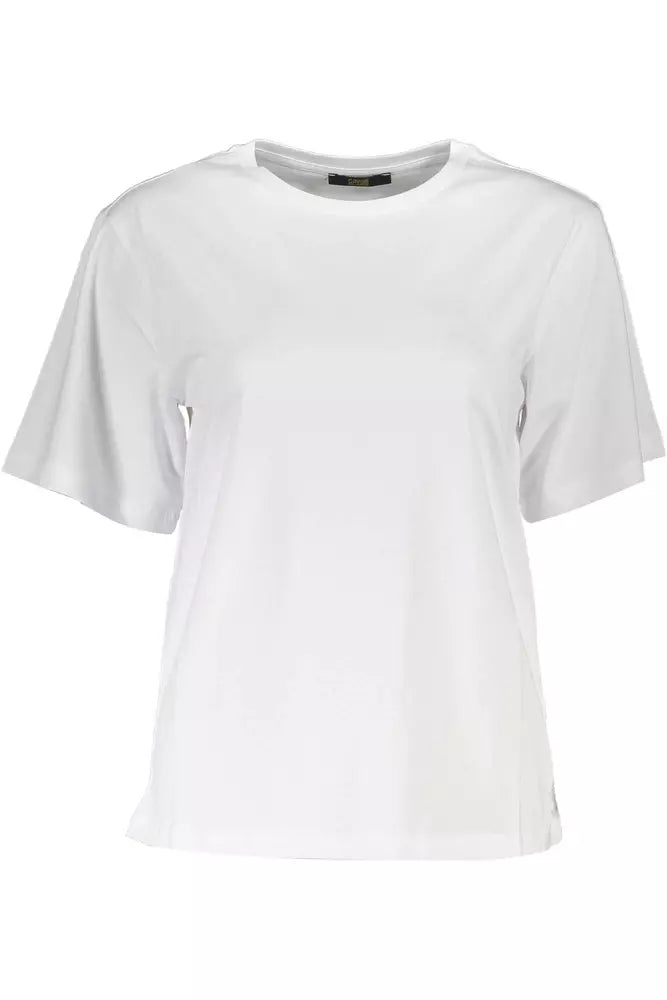 T-shirt col rond imprimé slim fit élégant de Cavalli Class