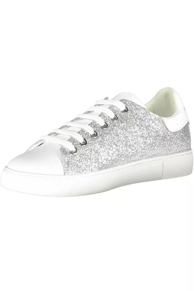 Baskets de sport Emporio Armani Silver Lure avec détails contrastés