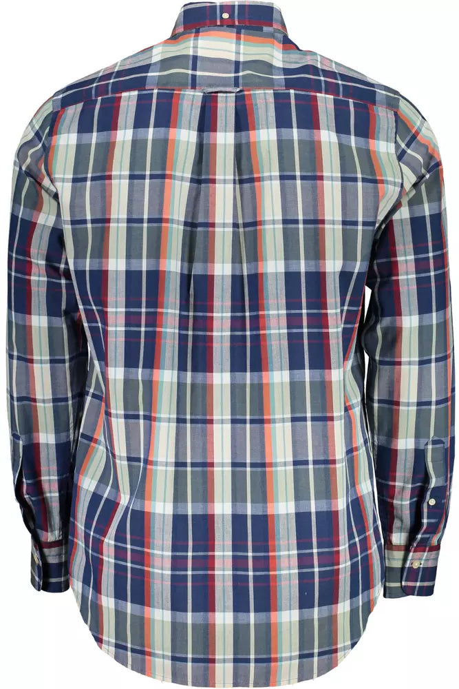 Camisa clásica verde con botones para hombre de Gant