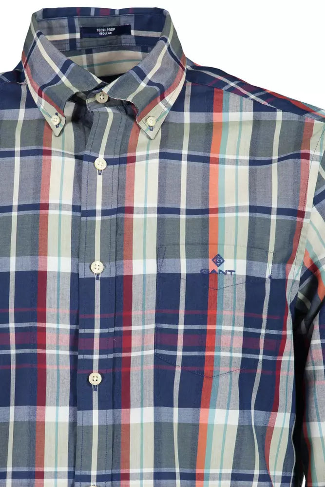 Camisa clásica verde con botones para hombre de Gant