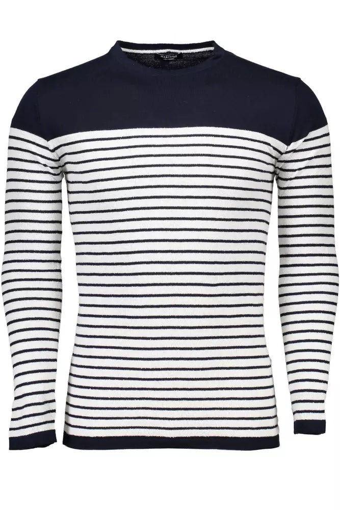 Pull en coton mélangé bleu Dapper de Marciano by Guess