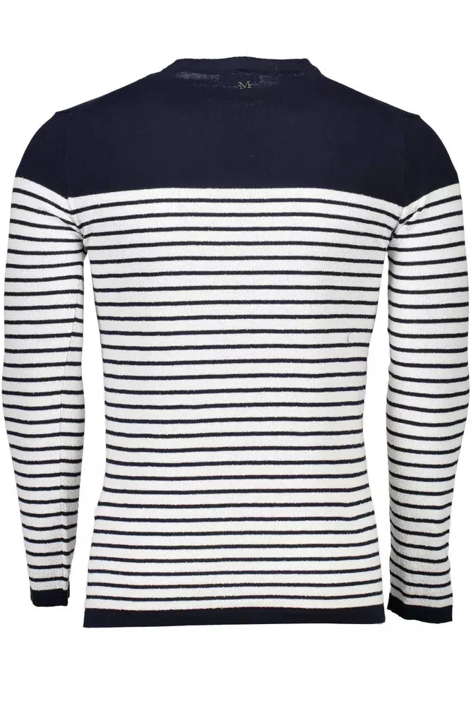 Pull en coton mélangé bleu Dapper de Marciano by Guess