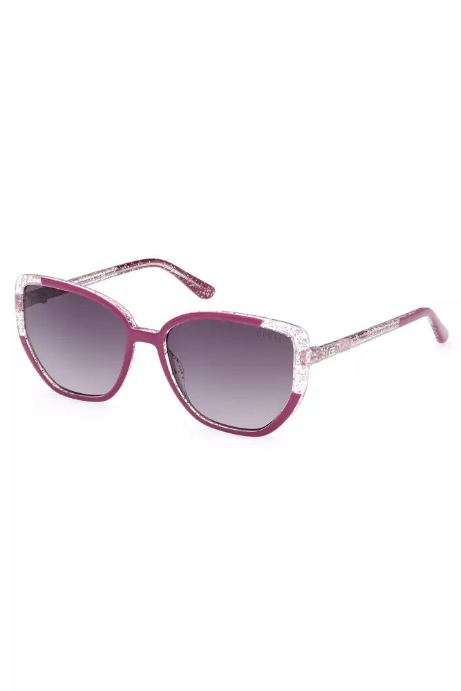 Gafas de sol con montura cuadrada en color morado Guess Jeans Chic