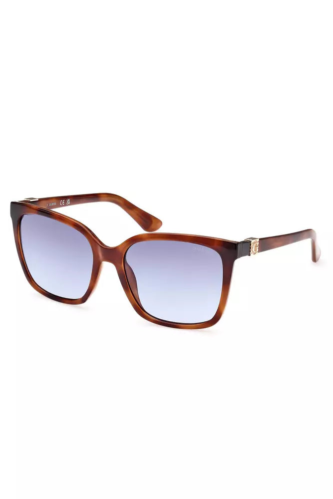 Gafas de sol con montura cuadrada y lentes azul claro Guess Jeans Chic