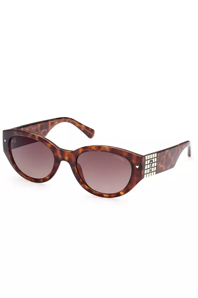 Gafas de sol con lentes marrones Guess Jeans Chic Teardrop