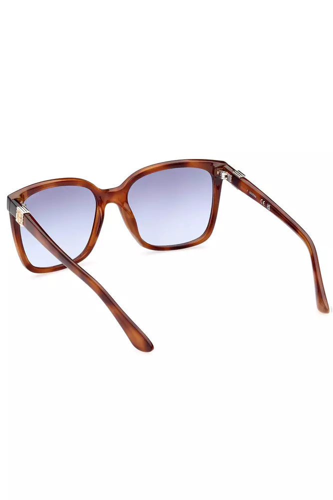 Gafas de sol con montura cuadrada y lentes azul claro Guess Jeans Chic