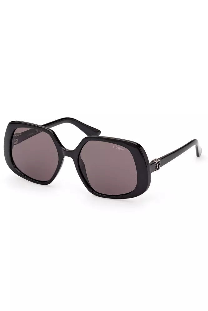 Gafas de sol con montura cuadrada negra Guess Jeans Chic