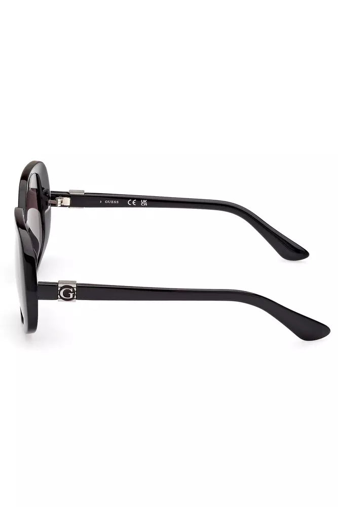 Lunettes de soleil à monture carrée Guess Jeans Chic noires