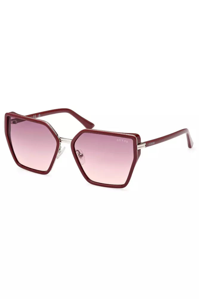 Gafas de sol rosas chic hexagonales de Guess Jeans