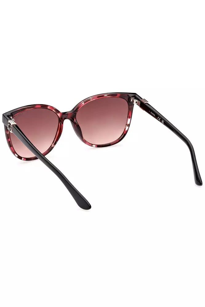 Gafas de sol con montura cuadrada y detalles en contraste de Guess Jeans Chic