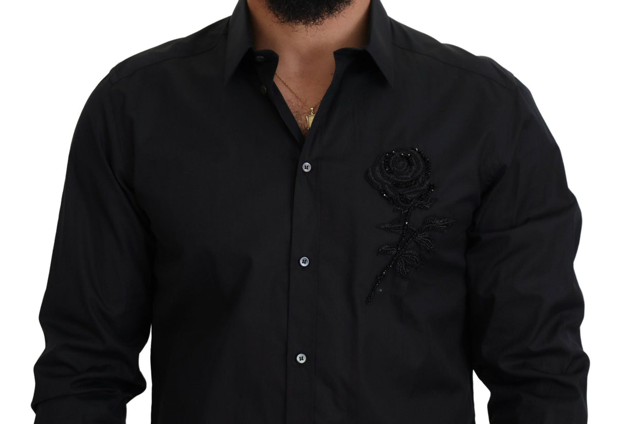 Camisa de vestir formal elegante de corte entallado de Dolce &amp; Gabbana