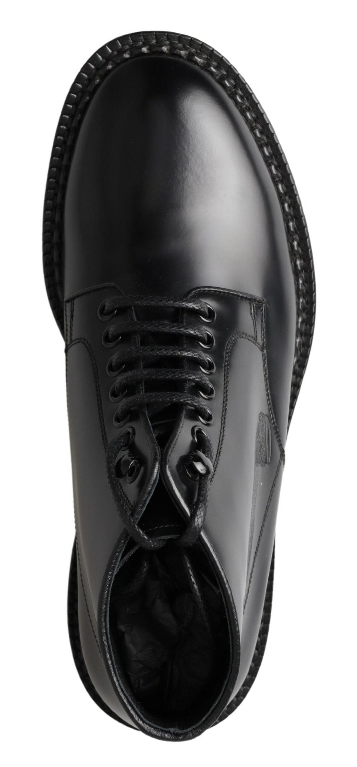 Bottes élégantes en cuir noir pour hommes Dolce &amp; Gabbana