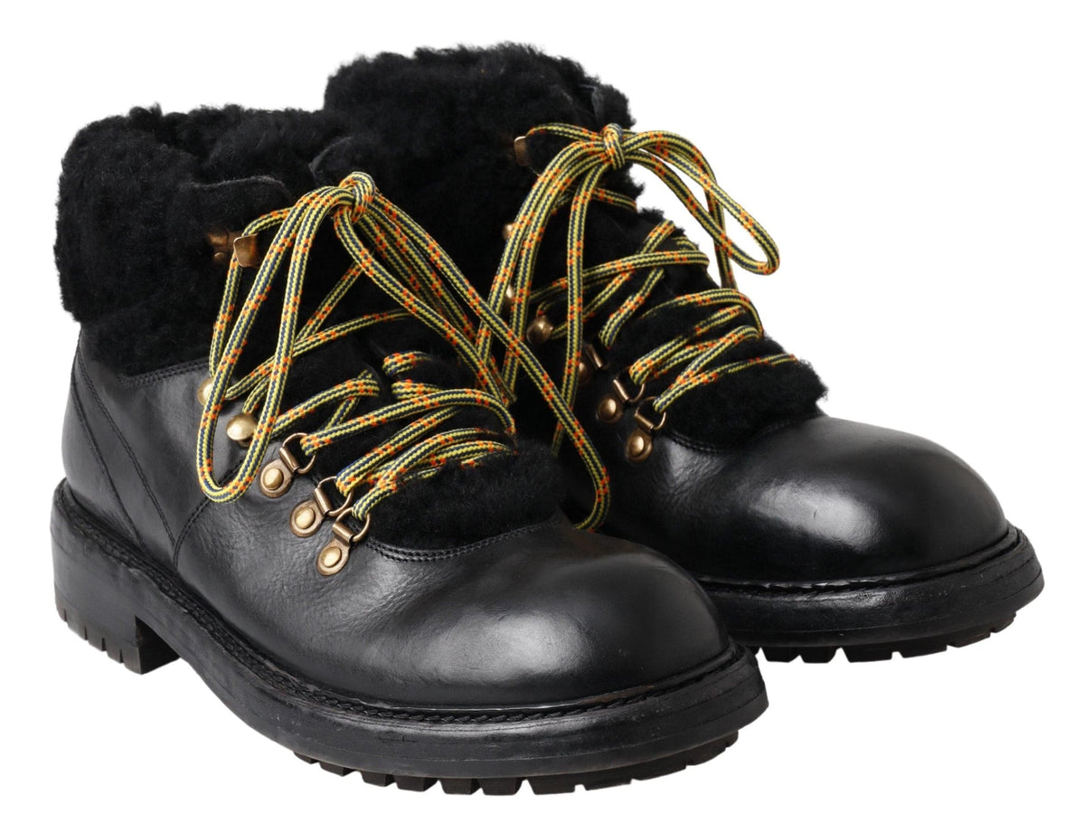 Botas de piel de oveja elegantes para hombre de Dolce &amp; Gabbana