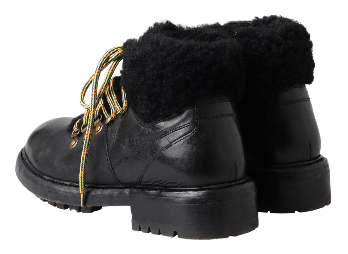 Botas de piel de oveja elegantes para hombre de Dolce &amp; Gabbana