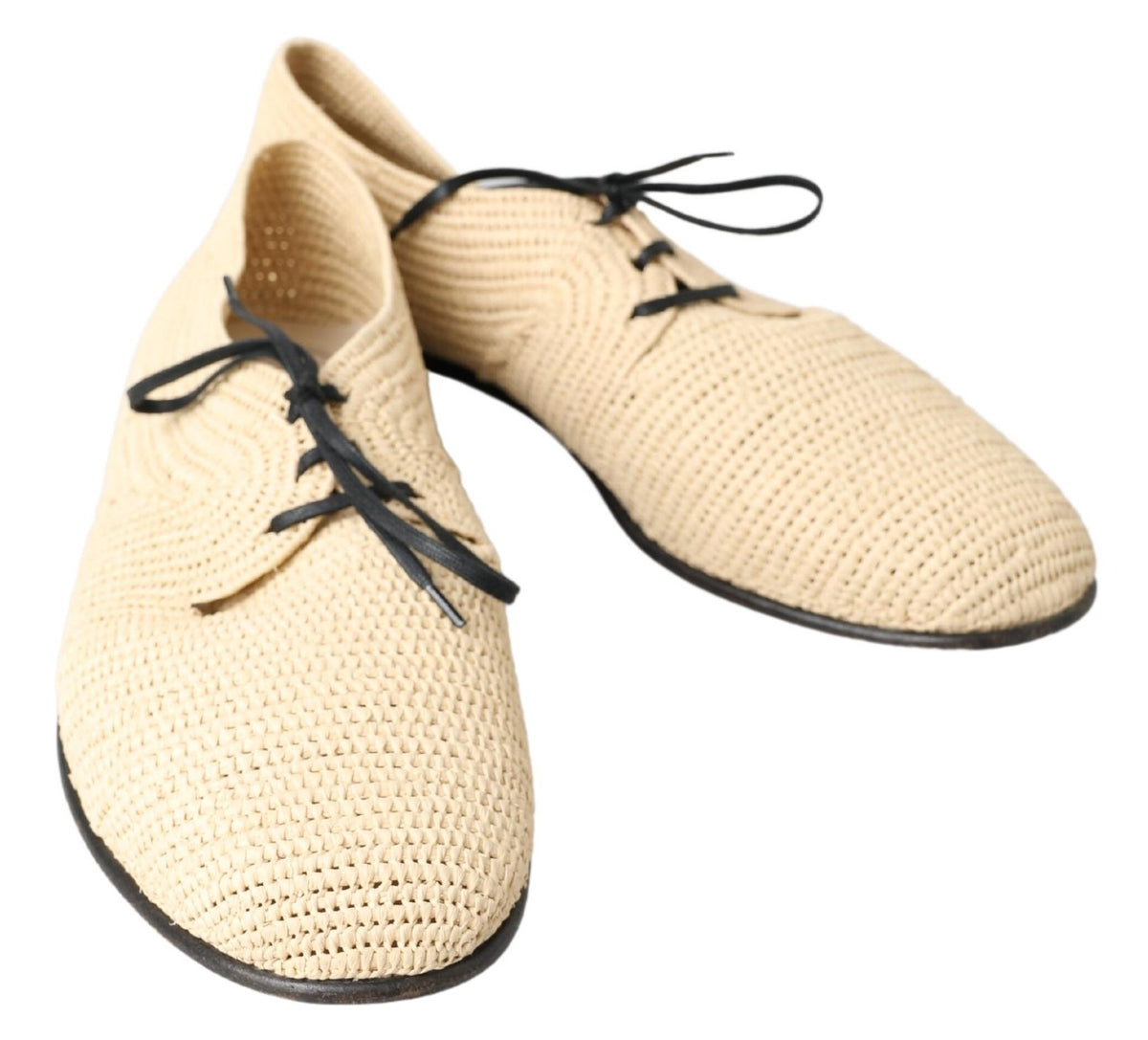 Zapatos Derby con cordones estilo casual para hombre de Dolce &amp; Gabbana en color beige