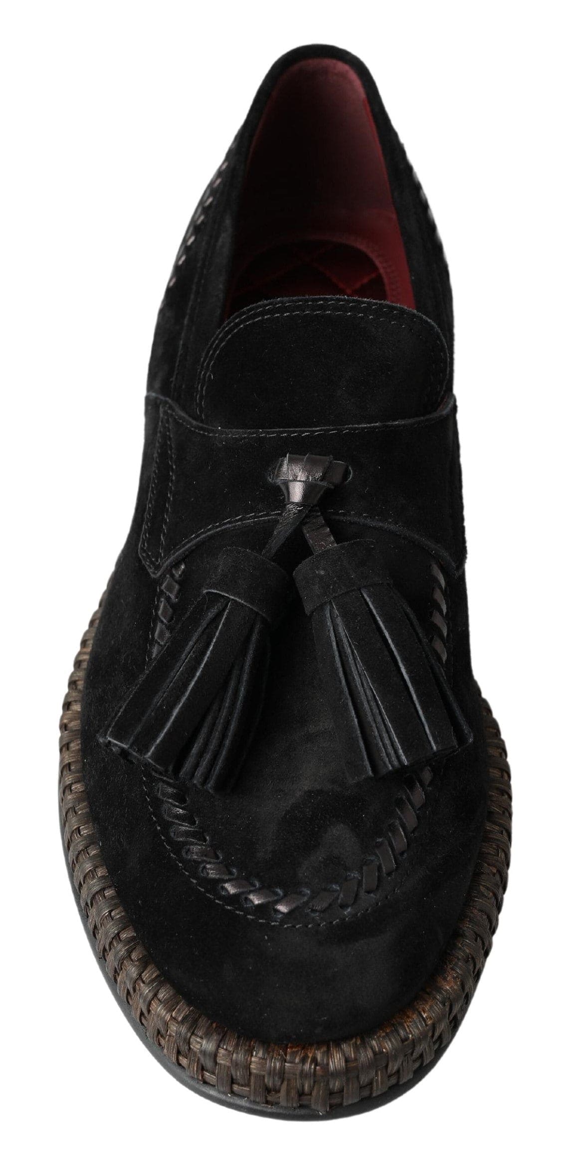 Baskets espadrilles en daim noir chic Dolce &amp; Gabbana