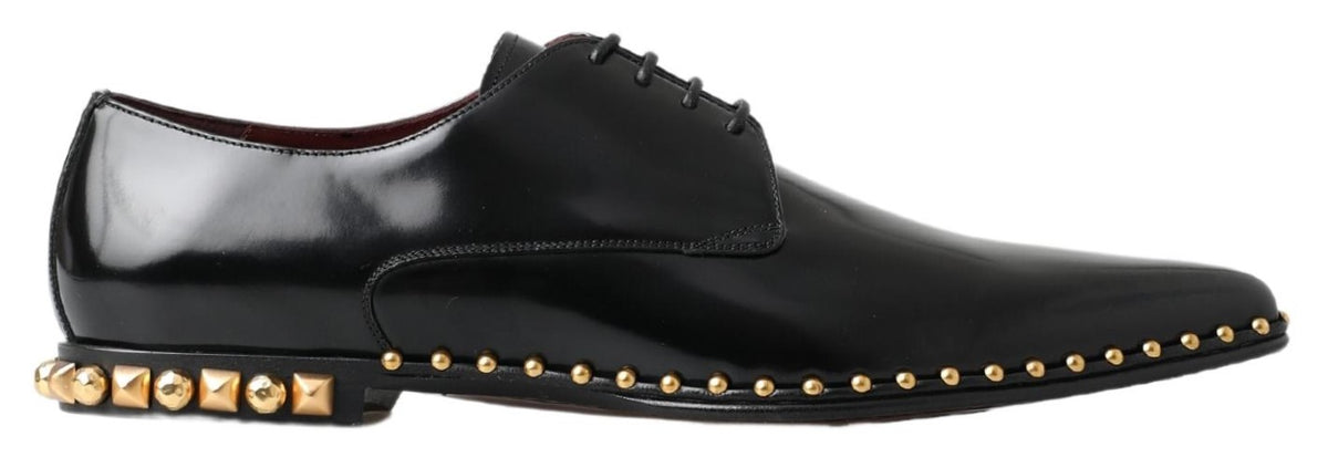 Chaussures habillées élégantes derby cloutées Dolce &amp; Gabbana