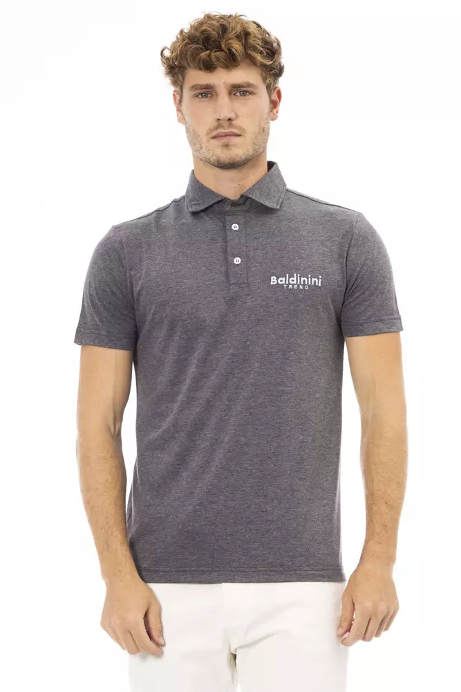 Polo de algodón con logotipo bordado Baldinini Trend Chic