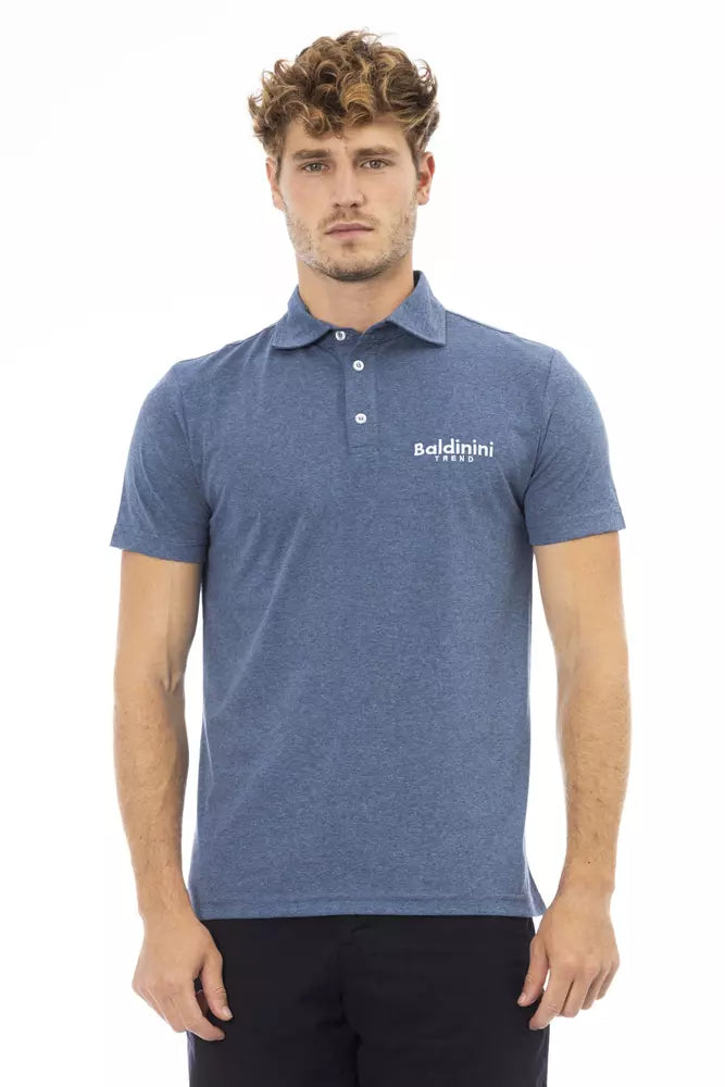 Polo de algodón con el logotipo bordado elegante de Baldinini Trend