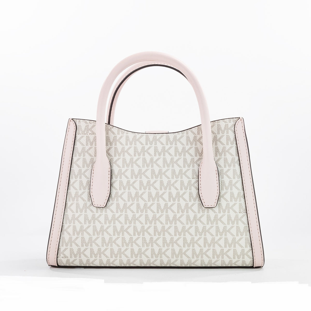 Sac à bandoulière Michael Kors Gabby Small Powder Blush en PVC avec fermeture éclair sur le dessus