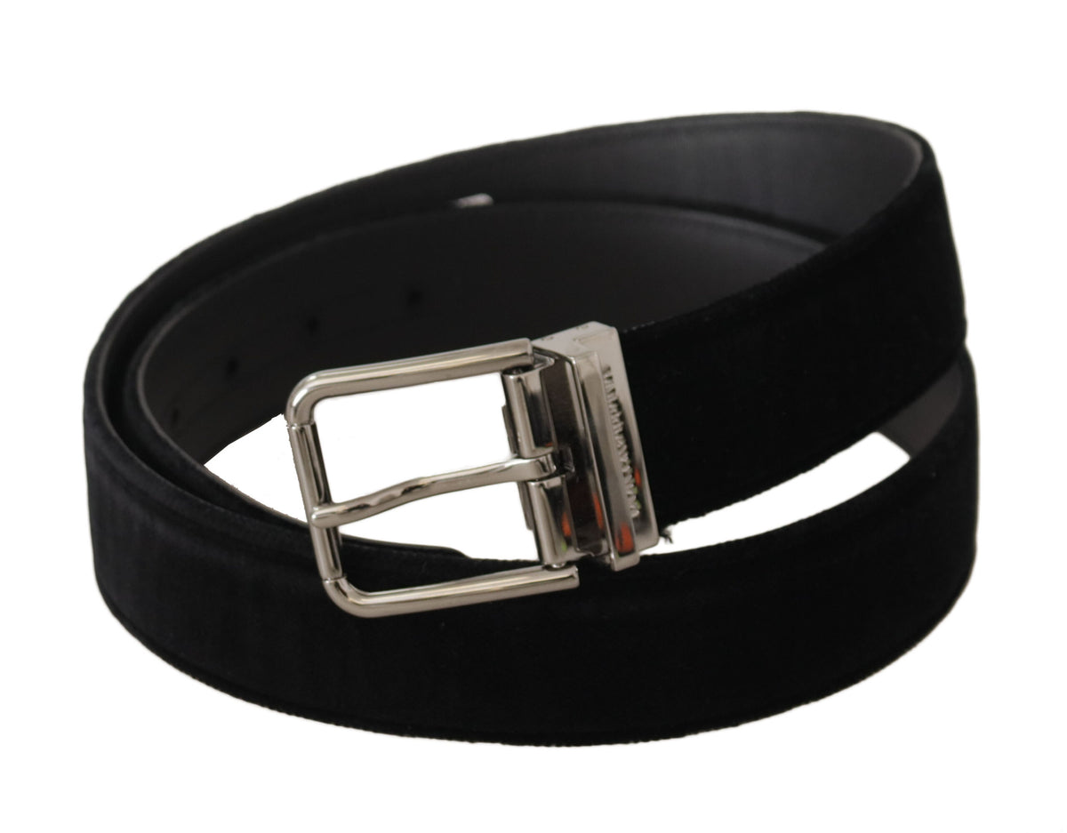 Ceinture sophistiquée en cuir velours Dolce &amp; Gabbana