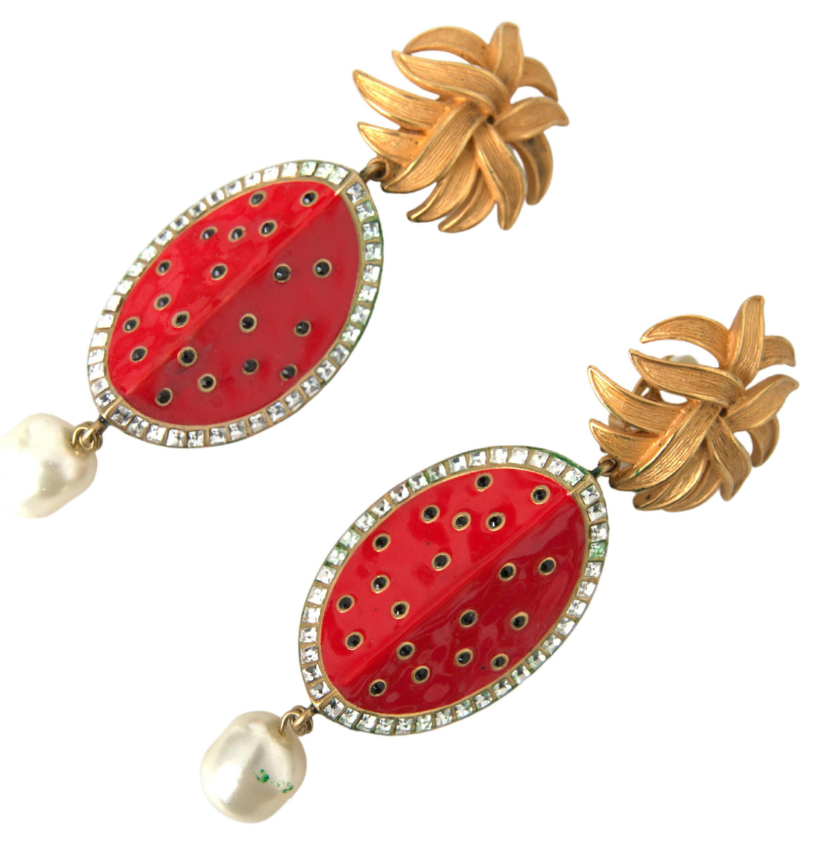 Boucles d'oreilles à clip Dolce &amp; Gabbana Radiant Red Watermelon