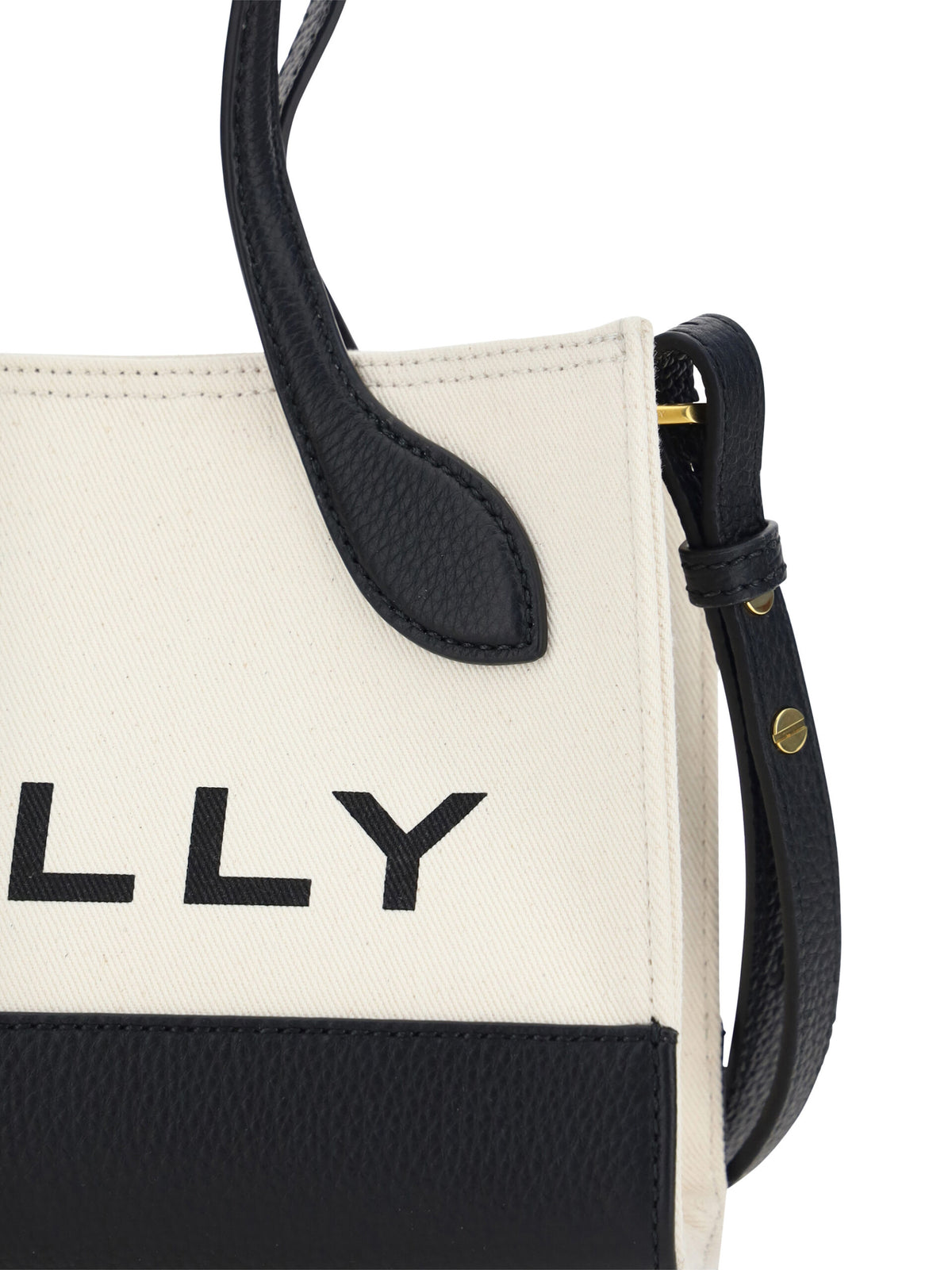 Mini sac à main en cuir contrasté Bally Chic