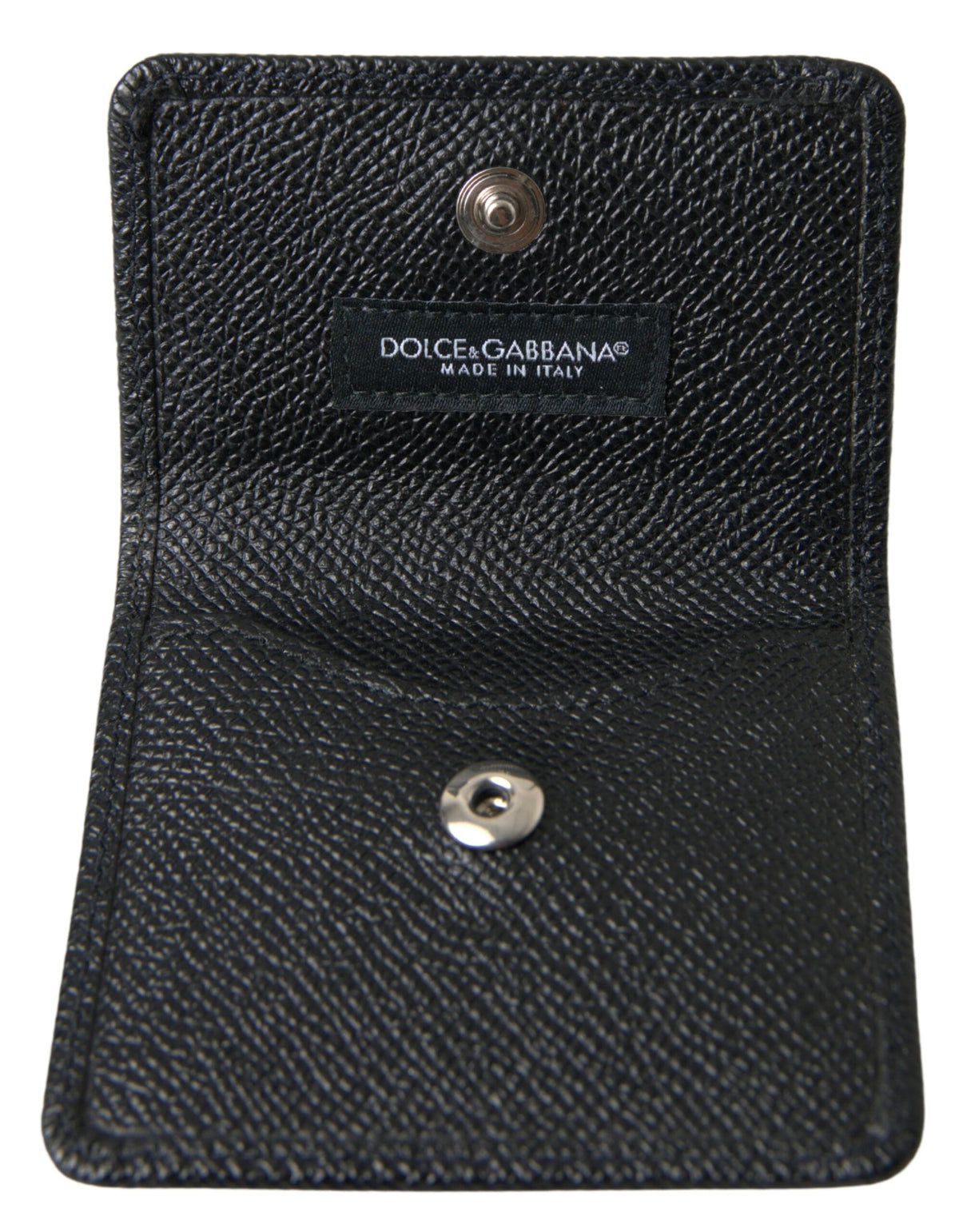 Dolce & Gabbana Elegant Leather Bifold Coin Purse Wallet