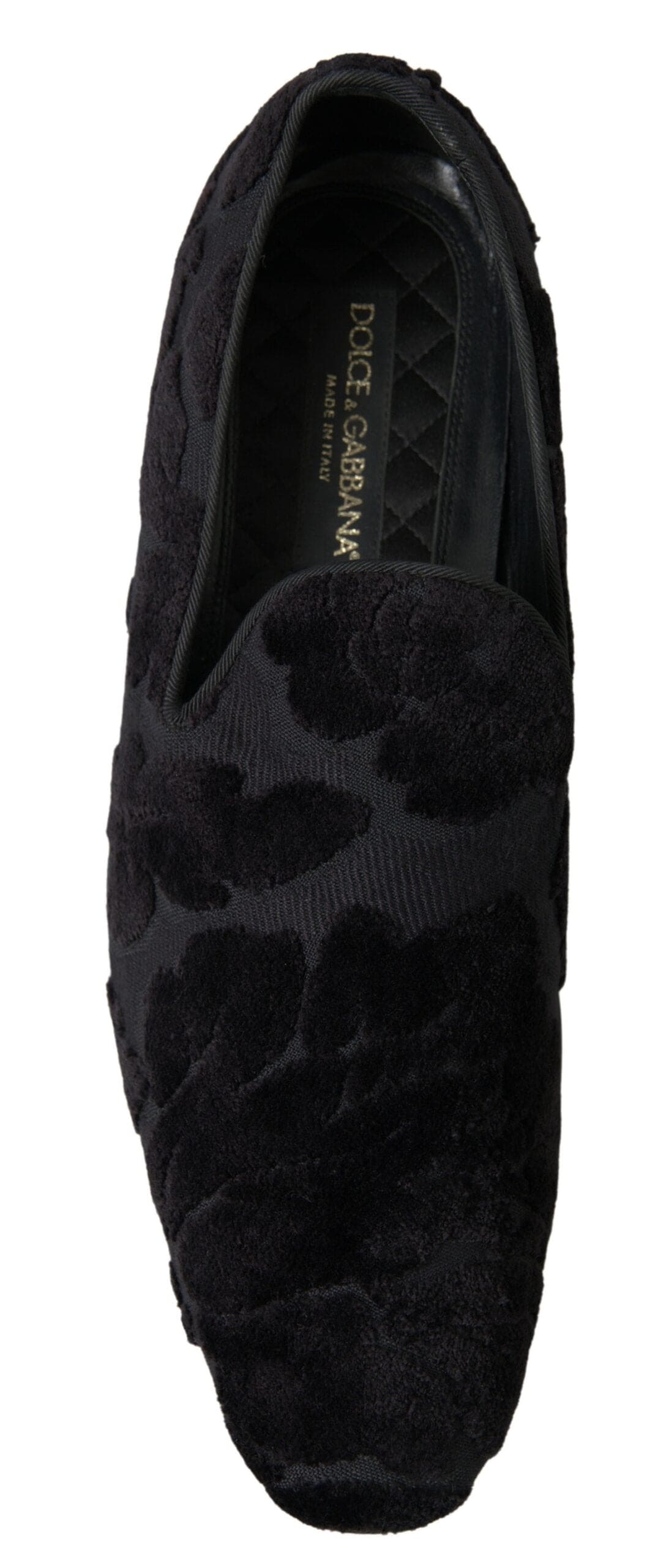 Mocassins vintage noirs exquis Dolce &amp; Gabbana pour hommes