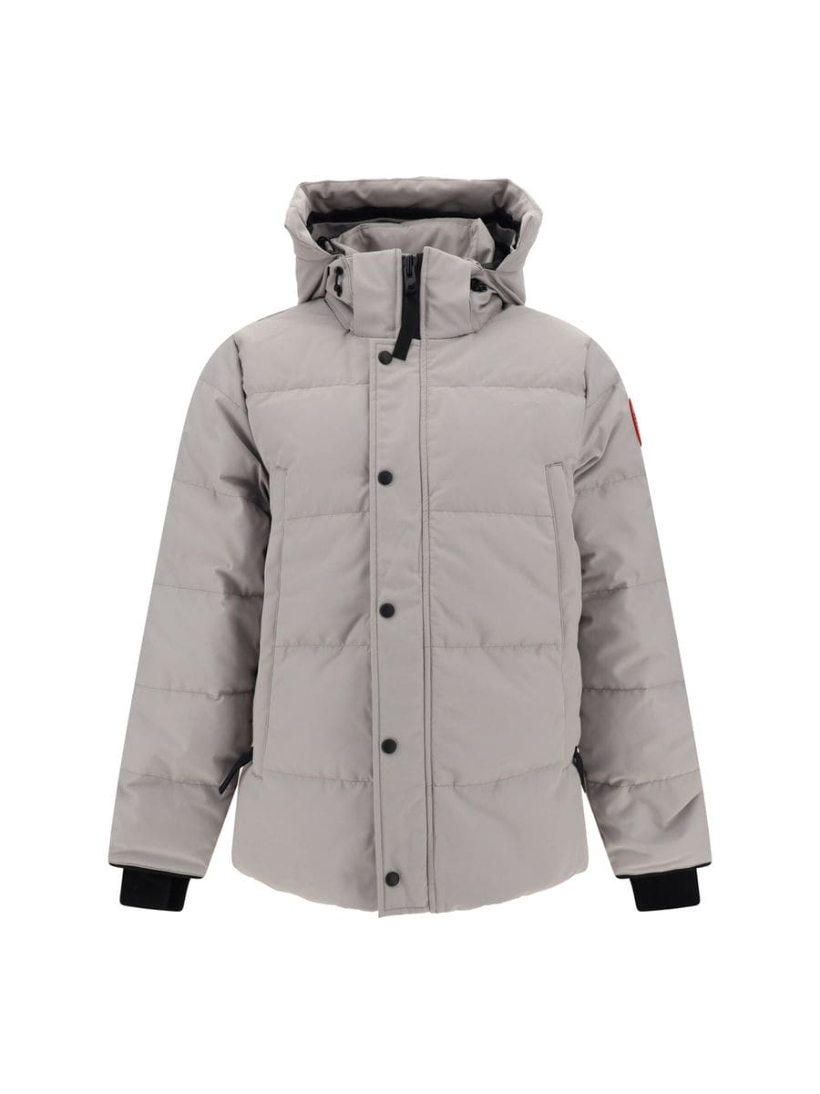 Chaqueta de plumón elegante color gris piedra caliza de Canada Goose