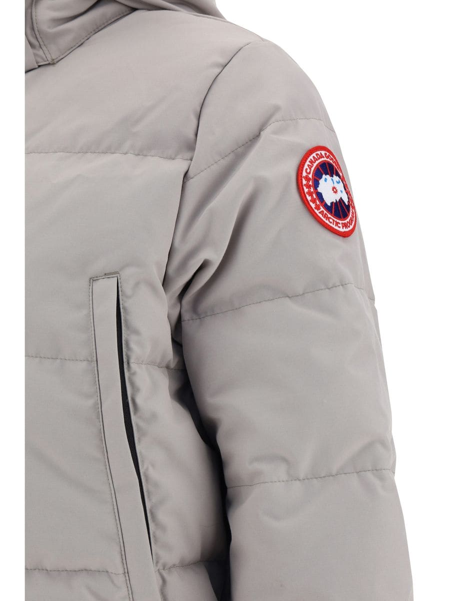 Chaqueta de plumón elegante color gris piedra caliza de Canada Goose