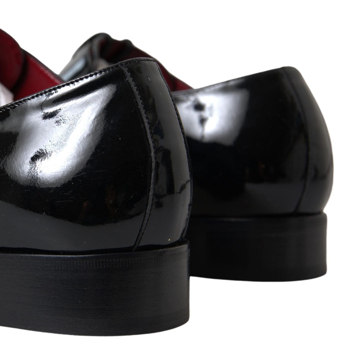 Chaussures habillées en cuir verni noir pour homme Dolce &amp; Gabbana