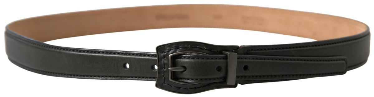 Ceinture en cuir italien exquise Ermanno Scervino avec boucle en métal