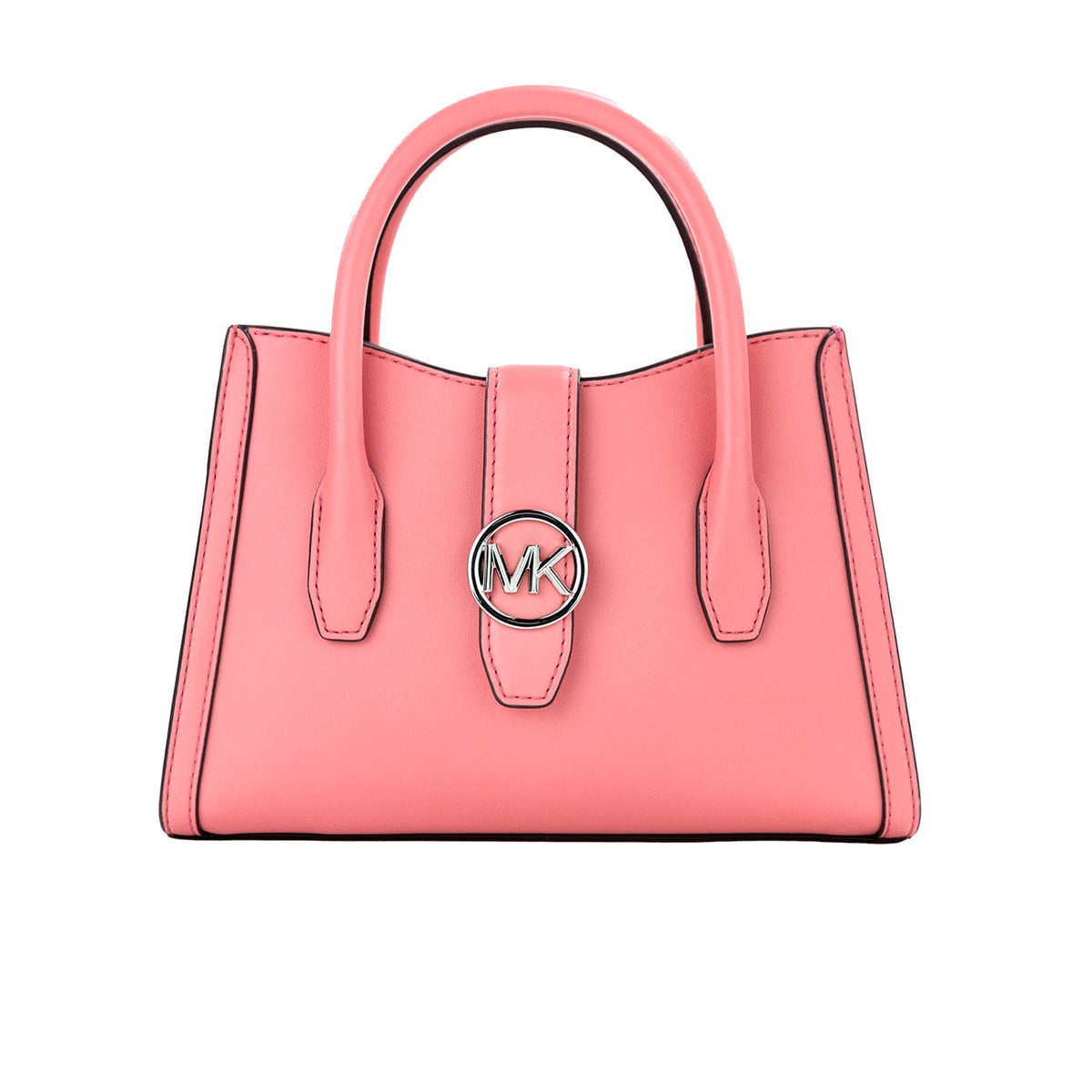 Sac à bandoulière Michael Kors Gabby Small Tea Rose en similicuir avec fermeture éclair sur le dessus