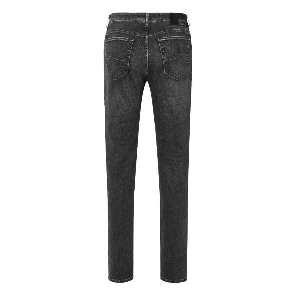 Jean slim stretch noir élégant Jacob Cohen