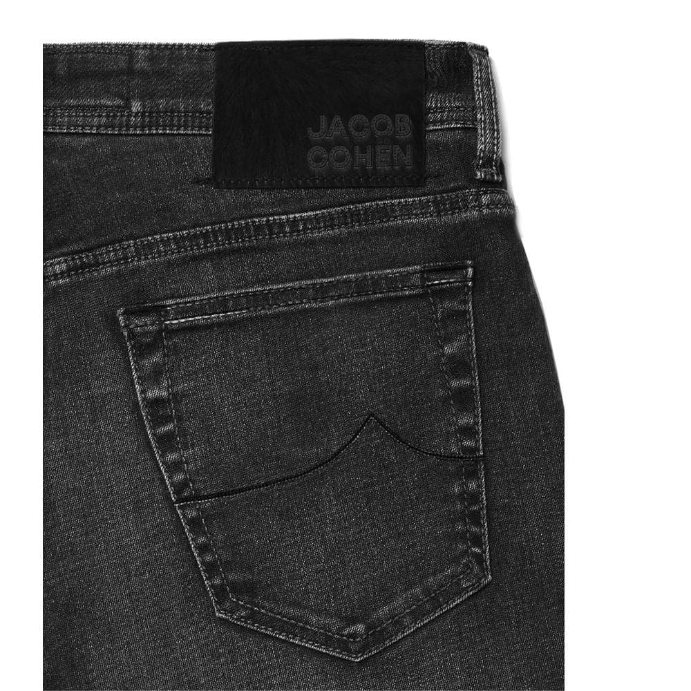 Jean slim stretch noir élégant Jacob Cohen