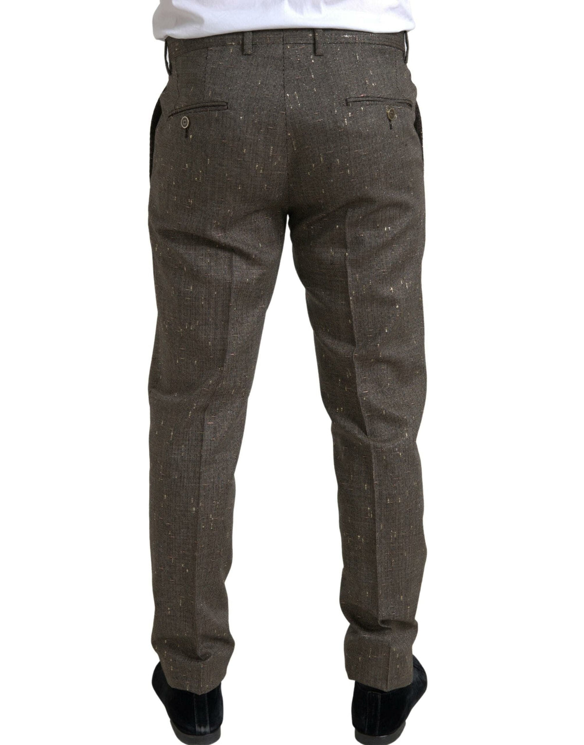 Pantalon chino skinny élégant en laine Dolce &amp; Gabbana