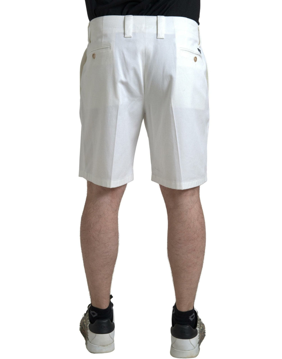 Bermudas vaqueras blancas elegantes de Dolce &amp; Gabbana