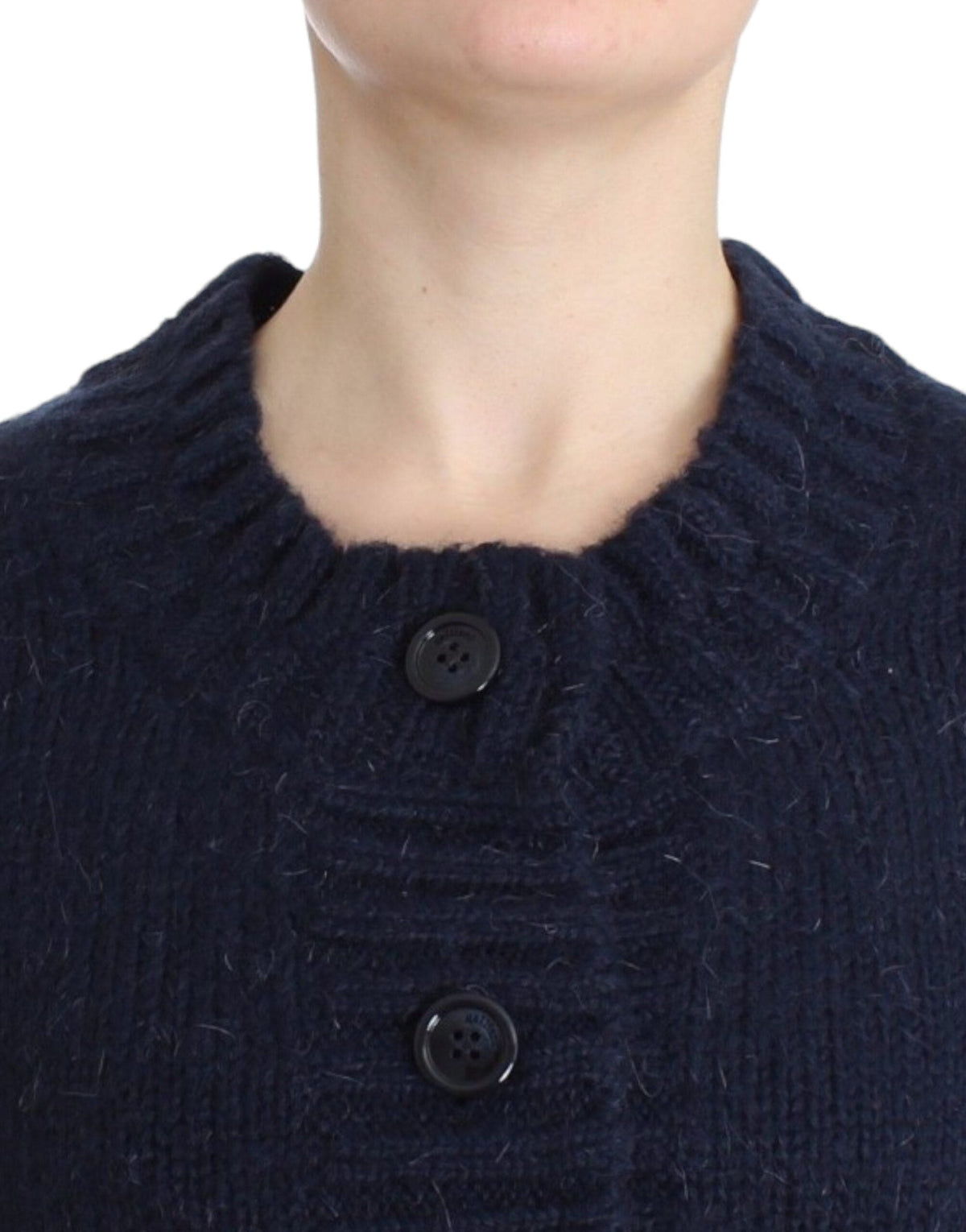 Cardigan bleu court et chic de John Galliano