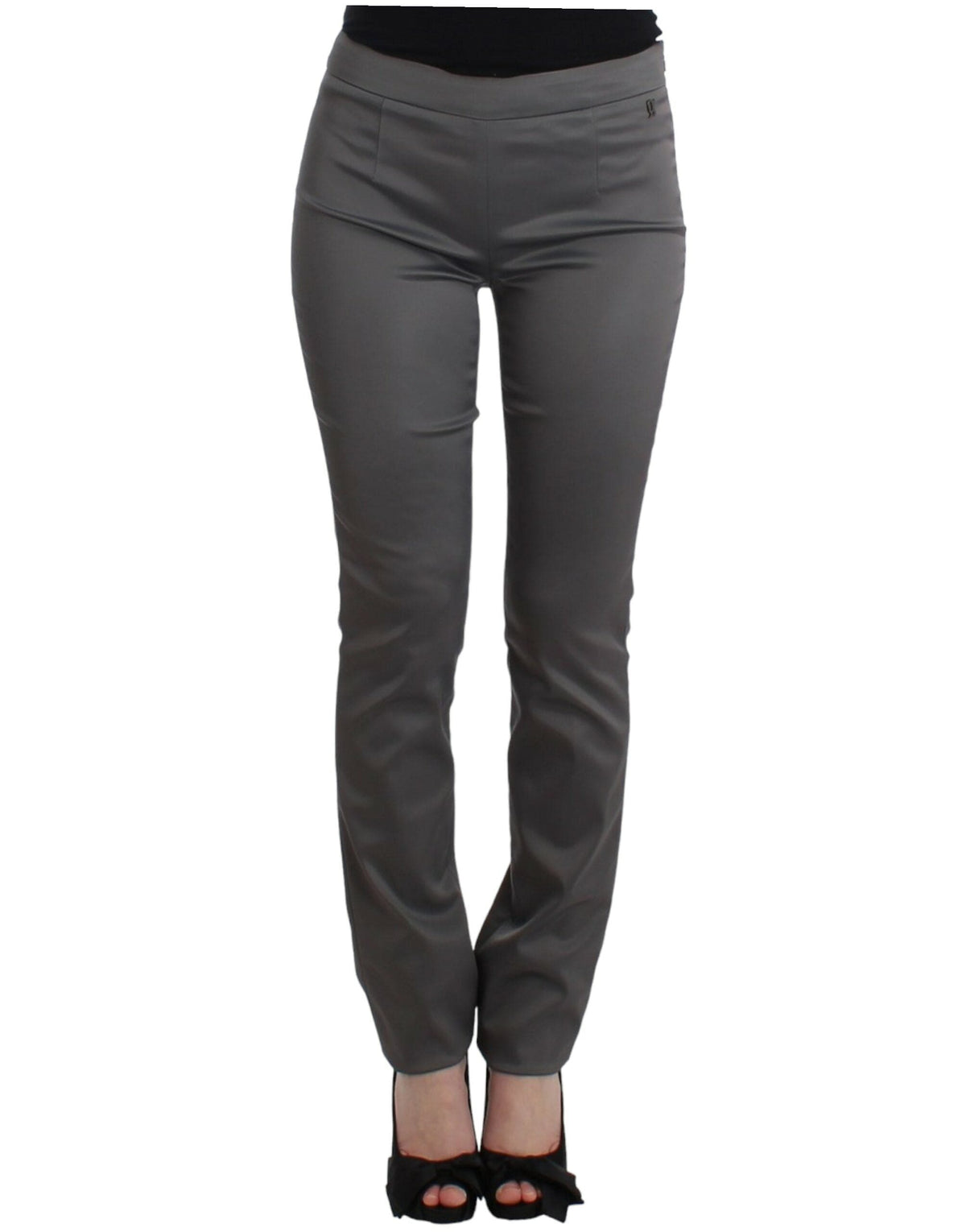 Pantalon slim gris chic de John Galliano