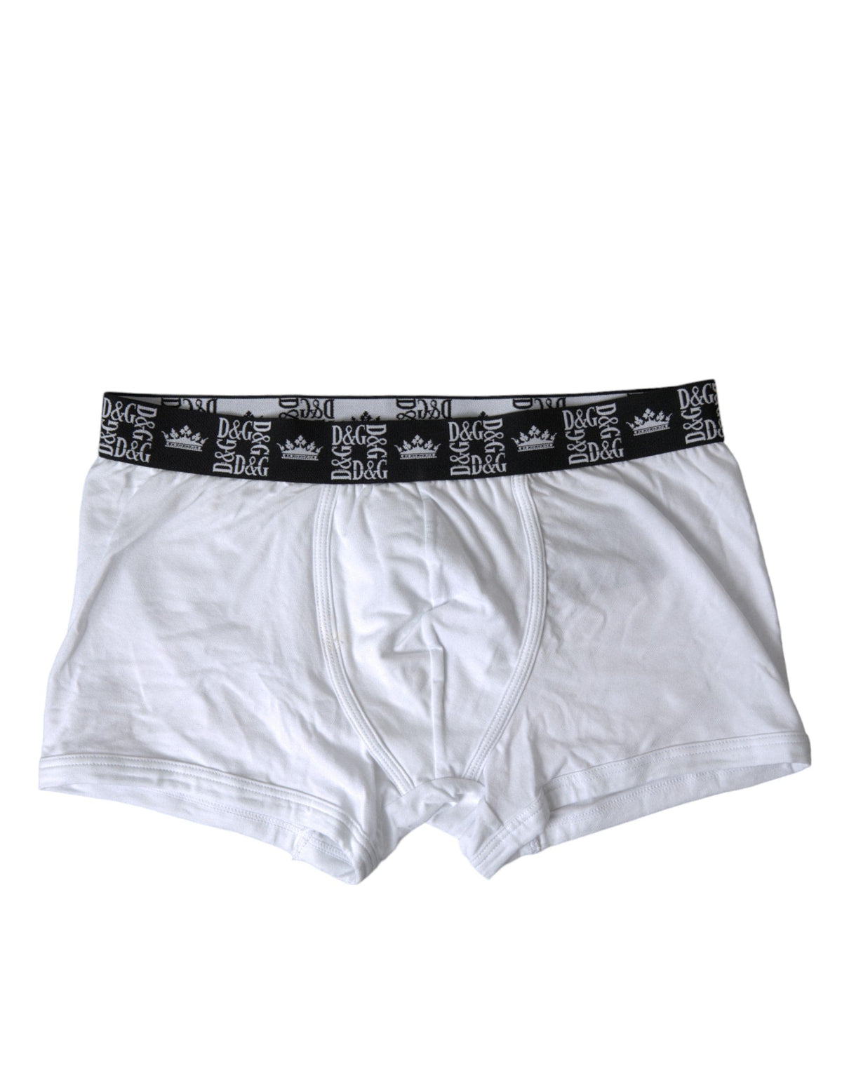 Boxer en coton stretch blanc Dolce &amp; Gabbana Elite