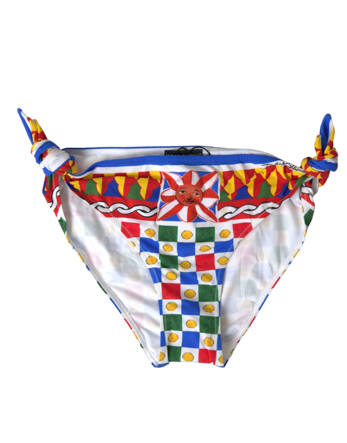 Dolce &amp; Gabbana Bas de bikini multicolore à imprimé Carretto