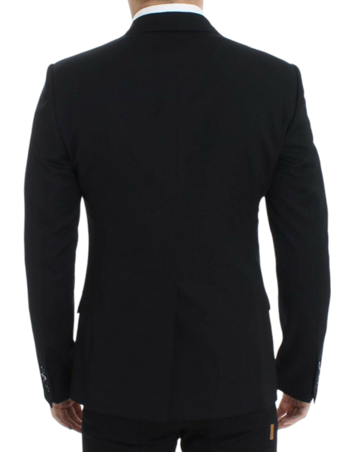 Blazer élégant en laine noire coupe slim Dolce &amp; Gabbana