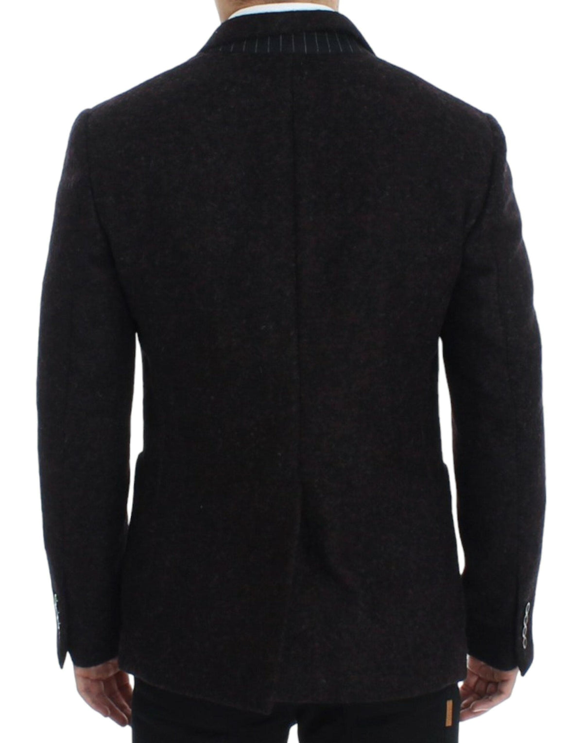 Chaqueta blazer de dos botones de alpaca burdeos de Dolce &amp; Gabbana